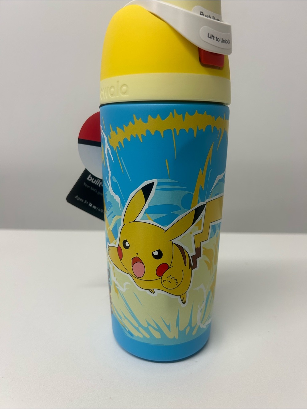 Owala NWT Kids Pikachu Water Bottle - Yellow & Blue